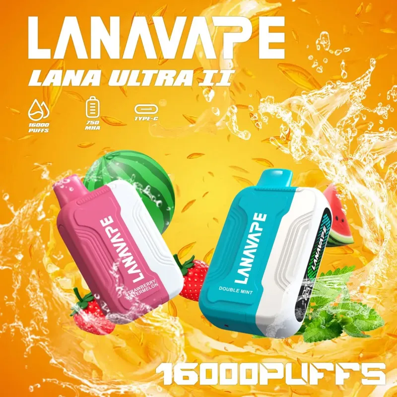 LANA Ultra II 16000口拋棄式電子煙｜磁吸換彈・買3送主機・台灣現貨